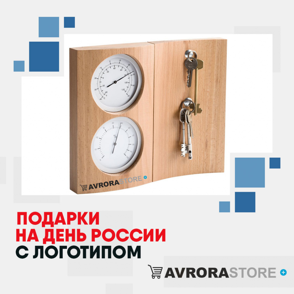 Подарки на День России с логотипом в Люберцах купить на заказ в кибермаркете AvroraSTORE
