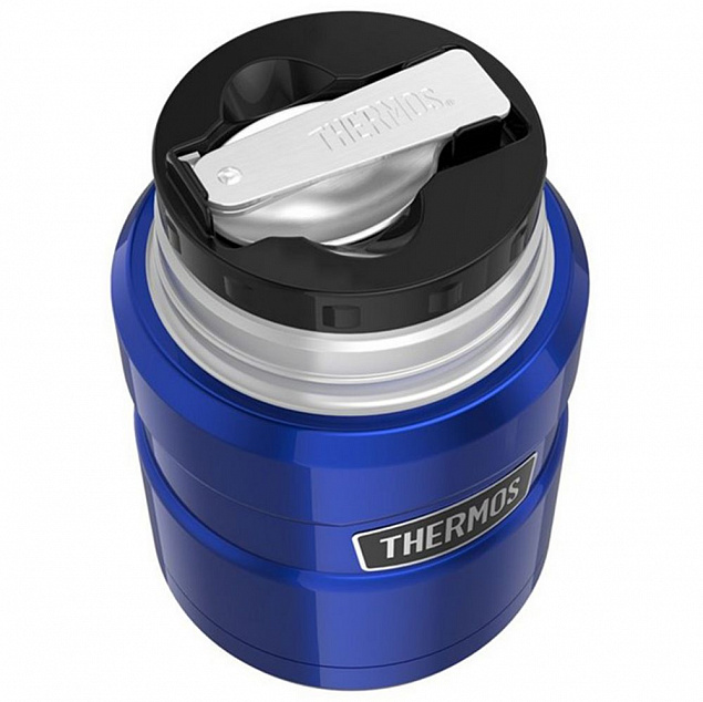 Термос для еды Thermos SK3000, синий с логотипом в Люберцах заказать по выгодной цене в кибермаркете AvroraStore