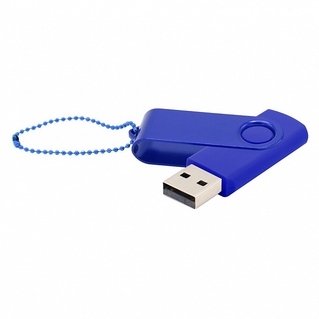 Флешка Designer To Go 3.0 USB 64Gb, синий с логотипом в Люберцах заказать по выгодной цене в кибермаркете AvroraStore