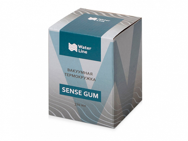 Вакуумная термокружка «Sense Gum», непротекаемая крышка, soft-touch с логотипом в Люберцах заказать по выгодной цене в кибермаркете AvroraStore