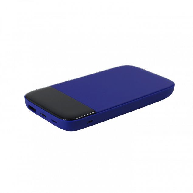 Внешний аккумулятор Bplanner Power 3 ST, софт-тач, 10000 mAh (Синий) с логотипом в Люберцах заказать по выгодной цене в кибермаркете AvroraStore