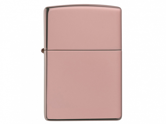 Зажигалка ZIPPO Classic с покрытием High Polish Rose Gold с логотипом в Люберцах заказать по выгодной цене в кибермаркете AvroraStore