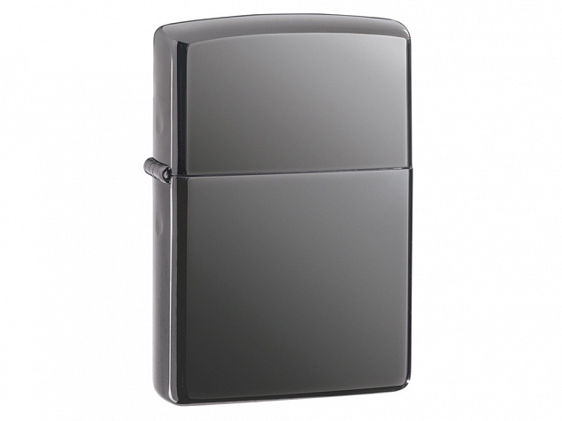 Зажигалка ZIPPO Classic с покрытием Black Ice® с логотипом в Люберцах заказать по выгодной цене в кибермаркете AvroraStore