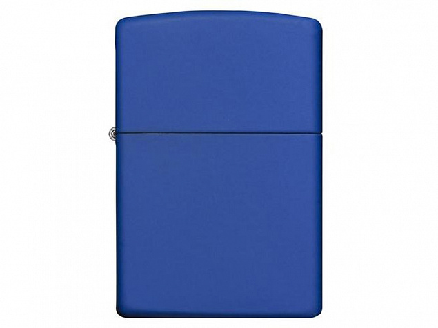 Зажигалка ZIPPO Classic с покрытием Royal Blue Matte с логотипом в Люберцах заказать по выгодной цене в кибермаркете AvroraStore