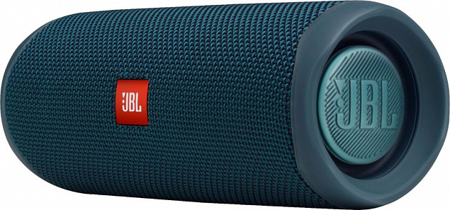 Беспроводная колонка JBL Flip 5, синяя с логотипом в Люберцах заказать по выгодной цене в кибермаркете AvroraStore