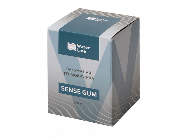 Вакуумная термокружка «Sense Gum», непротекаемая крышка, soft-touch с логотипом в Люберцах заказать по выгодной цене в кибермаркете AvroraStore