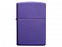 Зажигалка ZIPPO Classic с покрытием Purple Matte с логотипом в Люберцах заказать по выгодной цене в кибермаркете AvroraStore