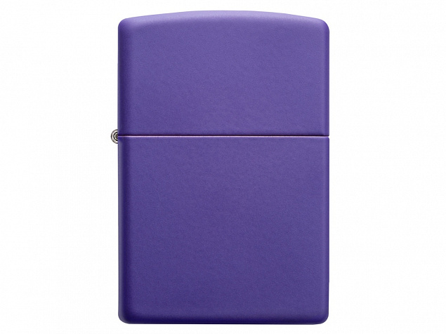 Зажигалка ZIPPO Classic с покрытием Purple Matte с логотипом в Люберцах заказать по выгодной цене в кибермаркете AvroraStore