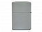 Зажигалка ZIPPO Classic с покрытием Flat Grey с логотипом в Люберцах заказать по выгодной цене в кибермаркете AvroraStore