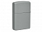 Зажигалка ZIPPO Classic с покрытием Flat Grey с логотипом в Люберцах заказать по выгодной цене в кибермаркете AvroraStore