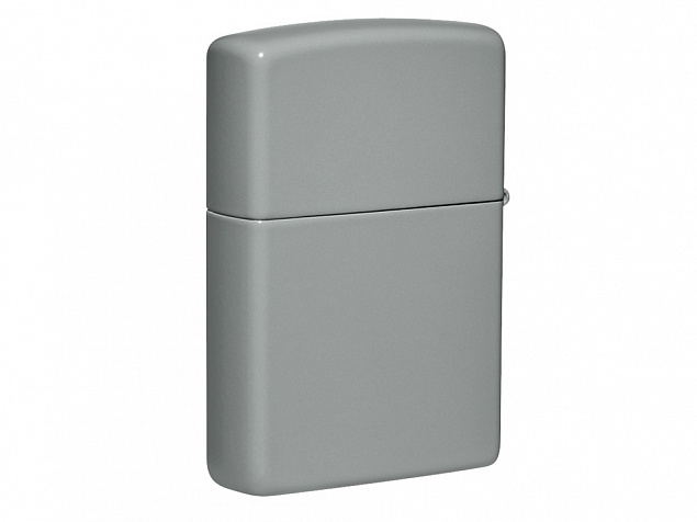 Зажигалка ZIPPO Classic с покрытием Flat Grey с логотипом в Люберцах заказать по выгодной цене в кибермаркете AvroraStore