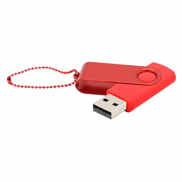 Флешка Designer To Go 2.0 USB 64Gb, красный с логотипом в Люберцах заказать по выгодной цене в кибермаркете AvroraStore