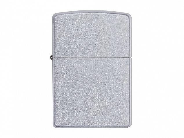 Зажигалка ZIPPO Classic с покрытием Satin Chrome™ с логотипом в Люберцах заказать по выгодной цене в кибермаркете AvroraStore