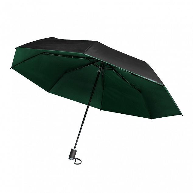 Зонт Glamour - Зеленый FF с логотипом в Люберцах заказать по выгодной цене в кибермаркете AvroraStore
