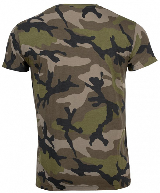 Футболка мужская CAMO MEN 150 камуфляж с логотипом в Люберцах заказать по выгодной цене в кибермаркете AvroraStore