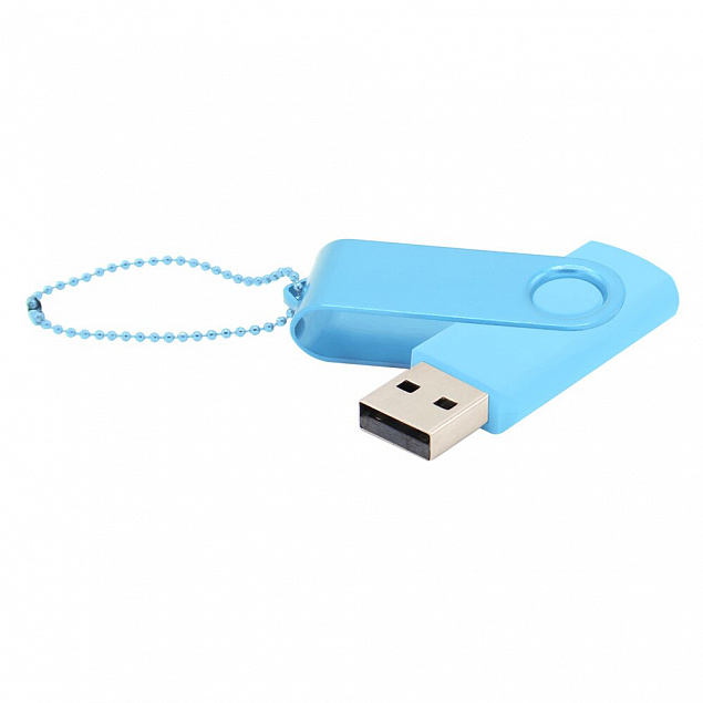 Флешка Designer To Go 3.0 USB 16Gb, голубой с логотипом в Люберцах заказать по выгодной цене в кибермаркете AvroraStore