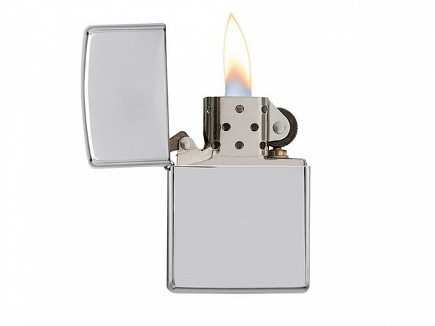 Зажигалка ZIPPO Armor™ c покрытием High Polish Chrome с логотипом в Люберцах заказать по выгодной цене в кибермаркете AvroraStore