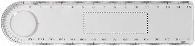 Линейка с лупой с логотипом в Люберцах заказать по выгодной цене в кибермаркете AvroraStore