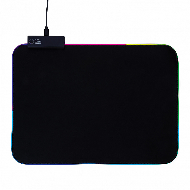 Игровой коврик для мыши с RGB-подсветкой с логотипом в Люберцах заказать по выгодной цене в кибермаркете AvroraStore