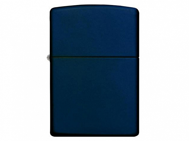 Зажигалка ZIPPO Classic с покрытием Navy Matte с логотипом в Люберцах заказать по выгодной цене в кибермаркете AvroraStore