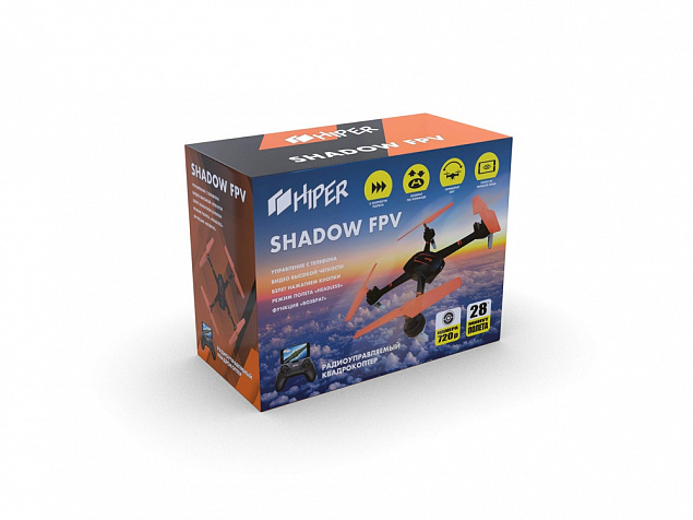 Радиоуправляемый квадрокоптер «SHADOW FPV» с логотипом в Люберцах заказать по выгодной цене в кибермаркете AvroraStore