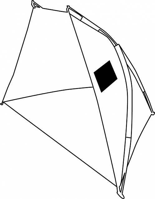 Навес для тенистого пляжа ОБЛАЧНО с логотипом в Люберцах заказать по выгодной цене в кибермаркете AvroraStore