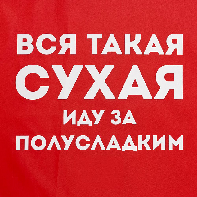 Дождевик «Вся такая сухая», красный с логотипом в Люберцах заказать по выгодной цене в кибермаркете AvroraStore