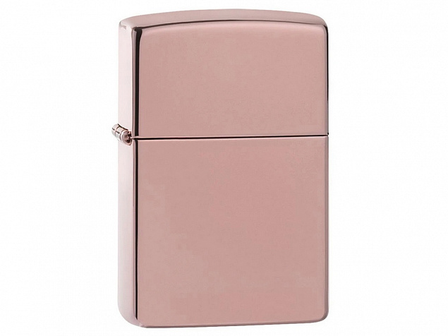 Зажигалка ZIPPO Classic с покрытием High Polish Rose Gold с логотипом в Люберцах заказать по выгодной цене в кибермаркете AvroraStore