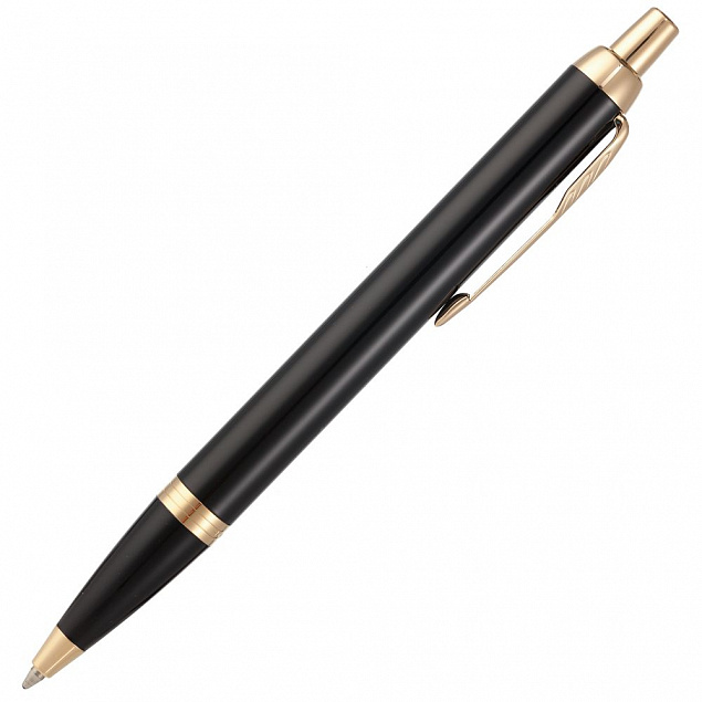 Ручка шариковая Parker IM Core K321 Black GT M с логотипом в Люберцах заказать по выгодной цене в кибермаркете AvroraStore