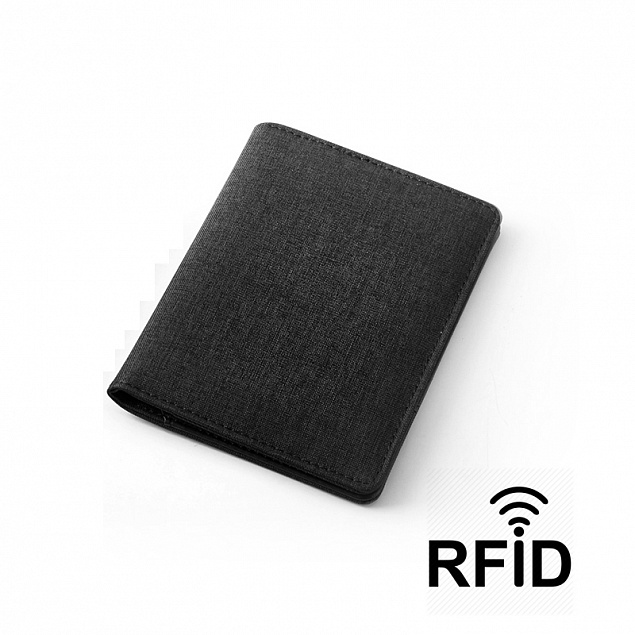 Обложка для паспорта и кредиток с RFID - защитой от считывания данных с логотипом в Люберцах заказать по выгодной цене в кибермаркете AvroraStore