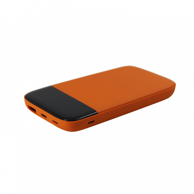 Внешний аккумулятор Bplanner Power 3 ST, софт-тач, 10000 mAh (Оранжевый) с логотипом в Люберцах заказать по выгодной цене в кибермаркете AvroraStore