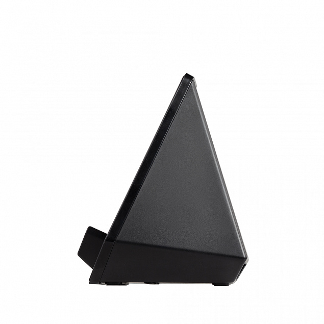 Настольные часы "Smart Pyramid" с bluetooth колонкой (3Вт) и беспроводным (15W) зарядным устройством, с подсветкой логотипа с логотипом в Люберцах заказать по выгодной цене в кибермаркете AvroraStore