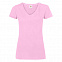 Футболка женская LADY FIT V-NECK T 210 с логотипом в Люберцах заказать по выгодной цене в кибермаркете AvroraStore