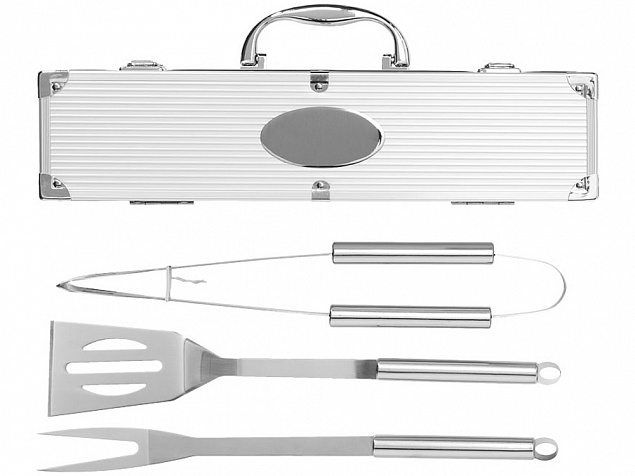 Набор для барбекю в кейсе с логотипом в Люберцах заказать по выгодной цене в кибермаркете AvroraStore
