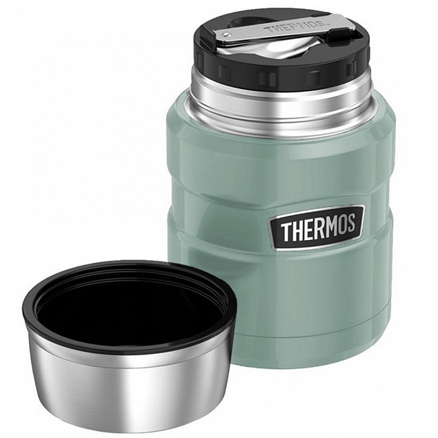 Термос для еды Thermos SK3000, светло-зеленый с логотипом в Люберцах заказать по выгодной цене в кибермаркете AvroraStore