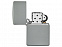 Зажигалка ZIPPO Classic с покрытием Flat Grey с логотипом в Люберцах заказать по выгодной цене в кибермаркете AvroraStore