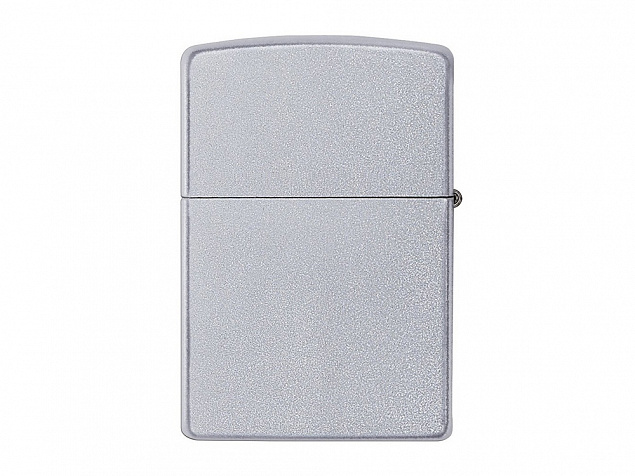 Зажигалка ZIPPO Classic с покрытием Satin Chrome™ с логотипом в Люберцах заказать по выгодной цене в кибермаркете AvroraStore