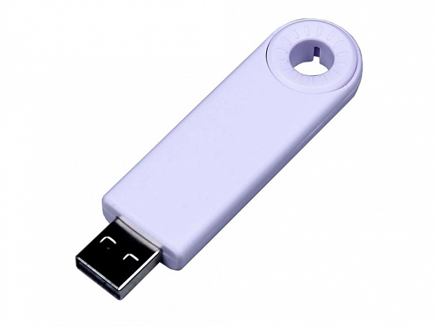 USB 3.0- флешка промо на 128 Гб прямоугольной формы, выдвижной механизм с логотипом в Люберцах заказать по выгодной цене в кибермаркете AvroraStore