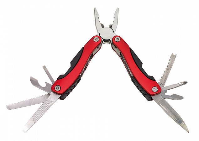 Многофункциональный инструмент BIG PLIERS, красный с логотипом в Люберцах заказать по выгодной цене в кибермаркете AvroraStore