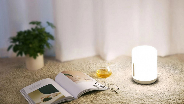 Лампа Mi Bedside Lamp 2, белая с логотипом в Люберцах заказать по выгодной цене в кибермаркете AvroraStore