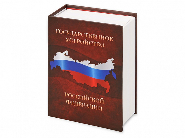 Часы Государственное устройство Российской Федерации, коричневый/бордовый с логотипом в Люберцах заказать по выгодной цене в кибермаркете AvroraStore