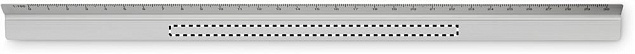 Линейка 30 см из алюминия с логотипом в Люберцах заказать по выгодной цене в кибермаркете AvroraStore