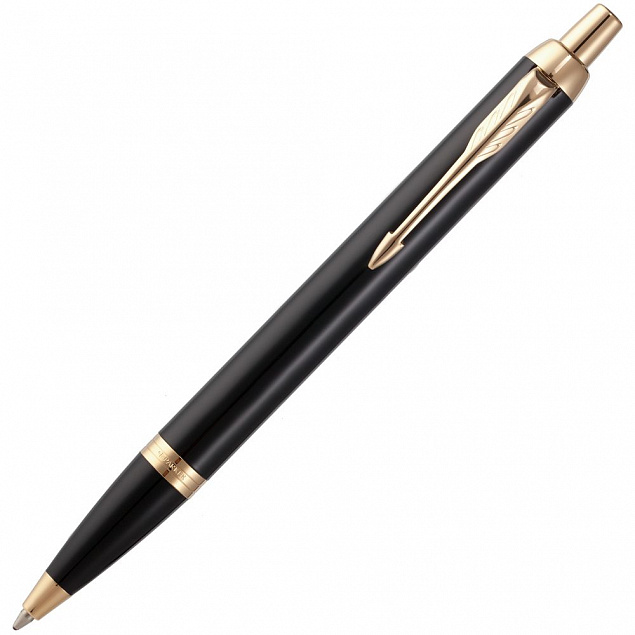 Ручка шариковая Parker IM Core K321 Black GT M с логотипом в Люберцах заказать по выгодной цене в кибермаркете AvroraStore