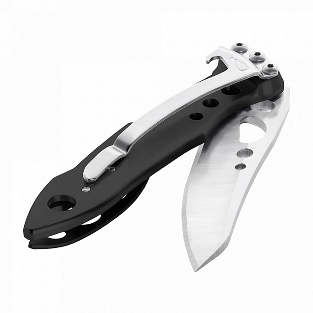 Нож Skeletool KBX, стальной с черным с логотипом в Люберцах заказать по выгодной цене в кибермаркете AvroraStore