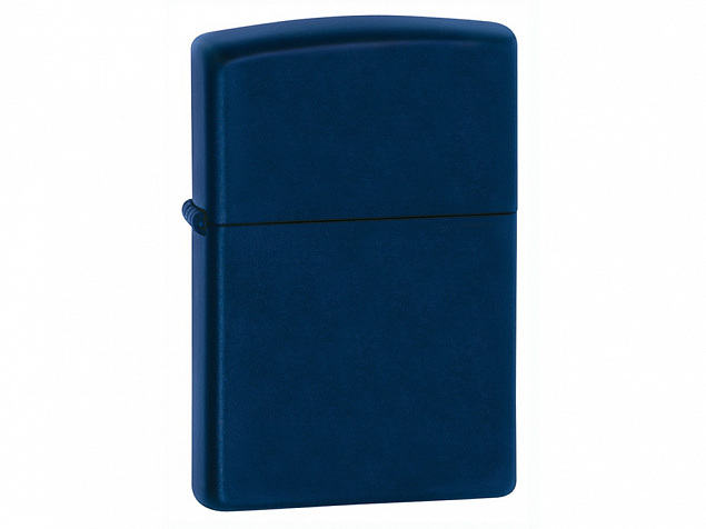 Зажигалка ZIPPO Classic с покрытием Navy Matte с логотипом в Люберцах заказать по выгодной цене в кибермаркете AvroraStore