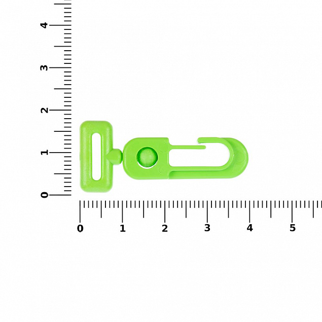 Застежка-карабин Сarabine, S, зеленый неон с логотипом в Люберцах заказать по выгодной цене в кибермаркете AvroraStore