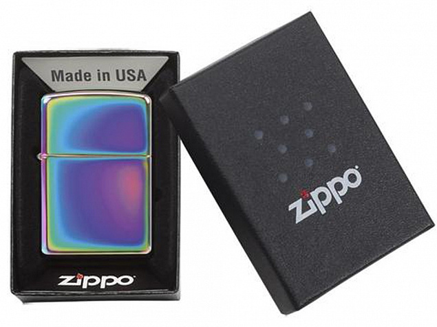 Зажигалка ZIPPO Classic с покрытием Spectrum™ с логотипом в Люберцах заказать по выгодной цене в кибермаркете AvroraStore