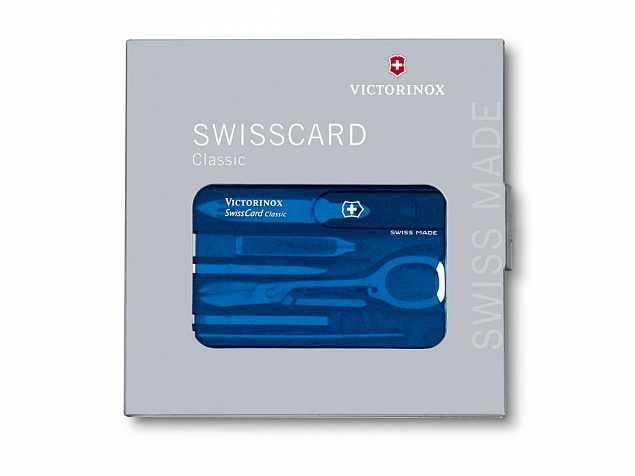 Швейцарская карточка «SwissCard Classic», 10 функций с логотипом в Люберцах заказать по выгодной цене в кибермаркете AvroraStore