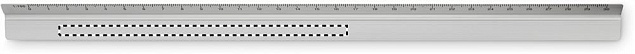 Линейка 30 см из алюминия с логотипом в Люберцах заказать по выгодной цене в кибермаркете AvroraStore