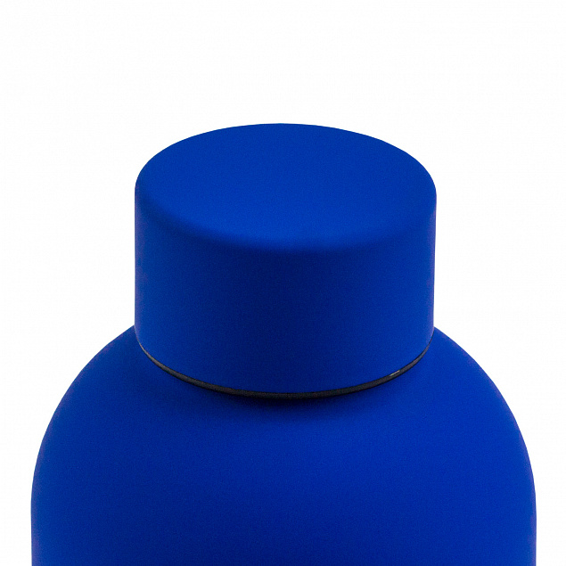 Термобутылка вакуумная герметичная, Prima, Ultramarine, 500 ml, ярко-синяя с логотипом в Люберцах заказать по выгодной цене в кибермаркете AvroraStore